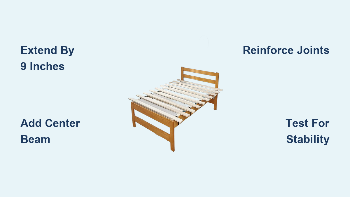 How to Extend a Bed Frame: Easy Steps