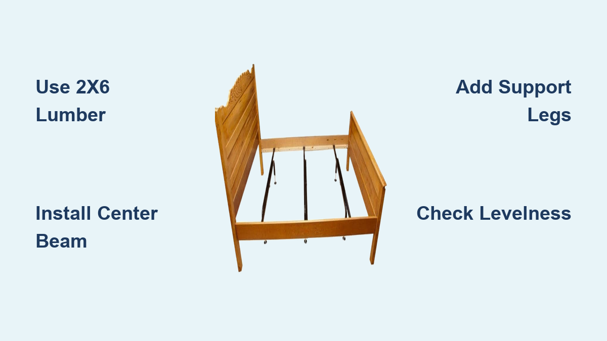 How to Make Bed Frame Supports